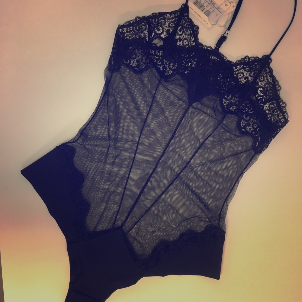 La Perla Black Lace  Bodysuit